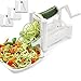 Produktbild ADOV® tri-blade Spiralizer Gemüsehobel Gemüse-Spiral Schneider Starke Heavy Duty Zucchini Spaghetti/Pasta/Nudel Maker für Low Carb, PALEO, glutenfrei Mahlzeiten