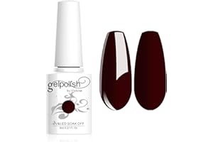 Vishine 8ml Gelpolish UV LED Soak Off Varnish Color Gel Nail Polish Manicure Salon Dark Red #1418