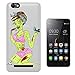 Produktbild C0325 - Cool Fun Cute Pin Up Zombie Girl Blood Dead Spider Fetish Design Lenovo Vibe C Fashion Trend Silikon Hülle Schutzhülle Schutzcase Gel Rubber Silicone Hülle