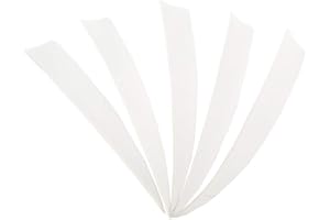 ZSHJGJR 50pcs Piume di Freccia Tiro con L'Arco Freccia Piuma Piume di Tacchino 4 Pollici / 5 Pollici Piuma Naturale Impennaggi Ala Destra