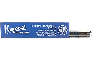 Kaweco D1 wkłady do długopisów 0,8 mm, niebieskie, 5 sztuk, wkłady do serii Kaweco Sport i Liliput, wymienne wkłady do długopisów, grubość kreski: 0,8 mm (drobne)