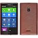 Produktbild PhoneNatic Case für Nokia XL Hülle Silikon rosa brushed + 2 Schutzfolien