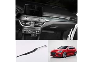 HIGH FLYING para Focus MK4 2019-2022 Consola Interieur Listones de Plástico ABS Interior del Automóvil 1 Piezas (Color de Fibra de Carbono)