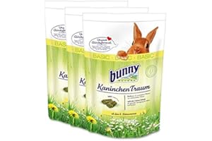 MAYBEAUX 3 x 4 kg = 12 kg Bunny Kaninchen Traum Basic mit 42 verschiedenen Grünpflanzen
