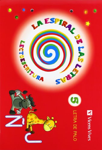 Espiral Letras Lectoescritura 5 Letra Palo (La Espiral de Las letras)