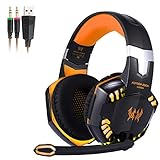 Casque Gaming Micro G2000, Casque de Jeux Filaire PC avec Microphone, Contrôleur