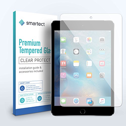 smartect® Panzerglas Displayschutzfolie für Apple iPad mini / mini 2 / mini 3 aus gehärtetem Tempered Glass • Gorilla Glass mit Härtegrad 9h • 0,33mm Ultra-Dünn • Abgerundete Kanten (2.5D) • Anti Fingerabdruck - 2