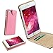 Produktbild Quality Iphone 6plus Ultra-Soft Genuine Light Pink Leather Flip Case Cover with Two Card Slot for Apple Iphone 6plus by G4GADGET®