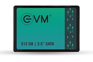 EVM 512GB 2.5 Inch SATA III Internal SSD | Up to 550MB/s Read 500MB/s Write | High Speed Storage for Laptop Desktop | 5 Year Warranty (EVM25/512GB)