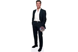 CELEBRITY CUTOUTS Patrick Swayze (Black Suit) Pappaufsteller lebensgross