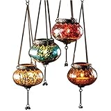 El paquete contiene un solo o juego de 4 faroles (oro, plata, rojo y turquesa). Tamaño aproximado del farol: 90 x 75 x 7,5 cm.