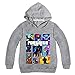 Produktbild JUNMAONO Spiel Anime Kind Junge Mädchen Kapuzenpullover Tops T Shirts Sweatshirts Sportbekleidung Langarm Hoodies Lässige Kleidung Kinderkleidung Pullover (4, 140cm)