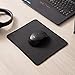 Produktbild LDY Schwarze, Rutschfeste Gummi-Mausunterlage, Glatte, haltbare Oberfläche, wiederholt waschbar, Geeignet für Zuhause, Büro, 250 mm × x 200 mm
