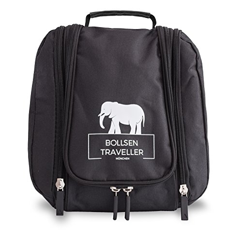 Zuverlässiger Kulturbeutel zum Aufhängen – Kulturtasche für Damen Herren – Extragroße Kosmetiktasche Waschtasche – XXL 32 cm - 6