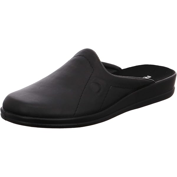 Rohde Herren Pantoffeln Soltau Hausschuhe Schuhe Schwarz 1970 90