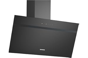 Siemens LC85KDK60 iQ100 Wandesse, 80 cm, touchControl - Einstellung durch Berührung, leiser Motor, Intensivstufe mit automatischer Rückschaltung, LED-Beleuchtung, Erinnerung Filterreinigung, schwarz