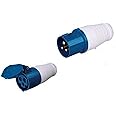 Industrial Socket Male Female 220V (16A): Buy Online at Best Price in ...