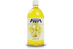 Trade Chemicals FRESH PET eco-Refill 1L Bottle (Makes up to 25L) - Kennel Disinfectant | Cleaner | (LEMON)