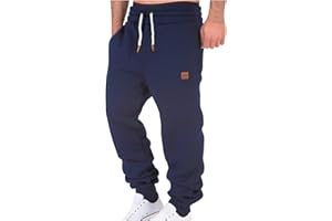 SUSENSTONE 2024 Bas de Jogging Homme Pantalon Jogging Mode Training Pantalon de Survêtement Taille Élastique Décontracté Activewear Pantalons Homme Survetement Sportswear Pantalon de Travail