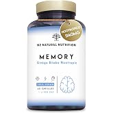 Nootropic Memory, Concentration and Energy. 1140mg per Dose of Ginkgo Biloba + Caffeine + Bacopa Monnieri. Concentration tabl