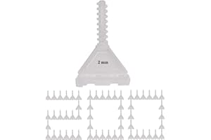 Deuvuo 200 Pcs 2mm Tile Spacer, Revolutionary 2mm Screws Tile Levelling System, Tile Installation Tool for Stones and Floors