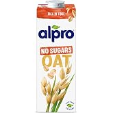 Alpro Şekersiz bitki bazlı laktızsuz Yulaf İ&ccedil;ecek 1000 ml