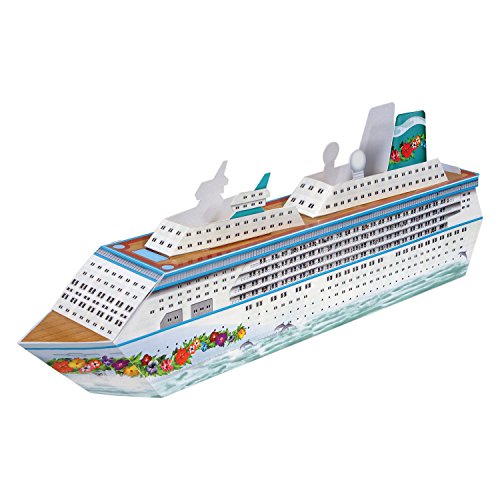Preisvergleich Produktbild Tischdeko "Kreuzfahrtschiff" 34 x 11 cm