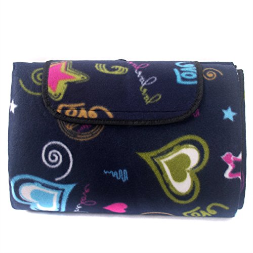 TUKA Pliable Couverture de Pique-Nique 200 x 196 cm Tapis Pique-Nique étanche, Grand Pique-Nique Blanket pour Camping Jardin, Ciel de rêve, TKD4011-dreamsky