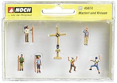 Noch 45874 - Modélisme Ferroviaire - Figurine - Randonneurs Avec Croix
