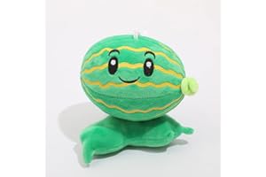 Aolivia Pvz plush-come with 50pcs stickers, Pvz stuffed doll, Cute plants pvz soft toys (melon-pult)