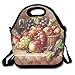 Produktbild Dozili Obstkorb mit Ölgemälde, groß, dick, Neopren, isolierte Lunch-Tasche, Kühltasche, warm, mit Schultergurt, für Damen, Teenager, Mädchen, Kinder und Erwachsene