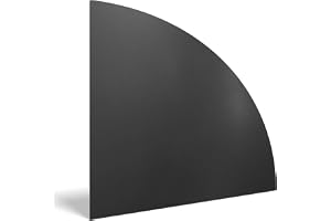 Kvartscirkel Bottenplatta för Kamin ¼ 100x100 cm | Golvskydd för Eldstad