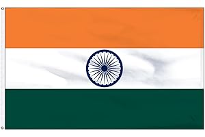 SHATCHI 5ft x 3ft India Indian Country National Flag Sporting Events Pub BBQ Decorations for Rugby Football Cricket Sports World Cup 2023 Banner Fan Support Table Cover