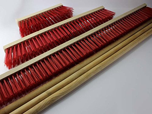 Preisvergleich Produktbild 3 x Straßenbesen 60 + 30 + 100 cm m. Stiel Besen Kehrbesen Set
