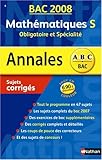 Mathématiques S : Sujets corrigés