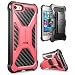 Produktbild i-Blason Apple iPhone SE (2016) / 5S / 5 Hülle Prime Handyhülle Outdoor Case Stoßfest Schutzhülle Dual Layer Cover mit Halter und Gürtelclip, rose