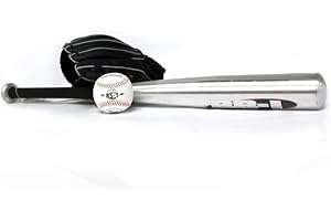 ‎BARNETT BGBA-1 Baseball Set Einführung, Senior, Aluminium, 1 Schläger + 1 Handschuh + Ball (BB-1 32, JL-120, TS-1)