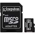 Kingston Canvas Select Plus 64GB microSD Card Class 10 UHS-I speeds up to 100MB/s with Adapter (SDCS2/64GBIN)