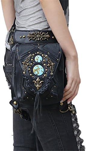 NEW Steam Punk Retro Messenger Bag Skull Pockets