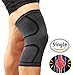 Produktbild FREEMASTER Knie Bandagen Knieschoner Elastisch Sport Atmungsaktiv Kniegelenk Kompression (Schwarz, XL)