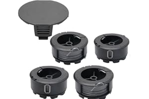 ERHUO bobine e filo di ricambio per decespugliatore F016800570,compatibile con Bosch UniversalGrassCut 18, Universal GrassCut 18v-260 Decespugliatore Nylon Reflex (4+1)