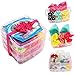 3 Layer Girls Hair Accessories Gift Box with Lot of Hair clips elastic hair tie candy clips Hair Bows alligator clips