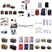 Christmas Set of 3 Vesgantti Multifunction Silicone Makeup Container Travel Bottle - Lifetime Guarantee Series - for Travel or Daily Use BPA Free and TSA Airline Approved (25ml)