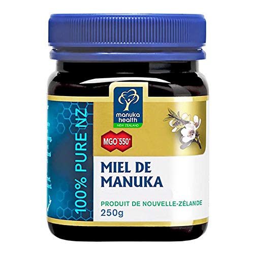 Manuka Health - Miele di Manuka MGO 550 +, Flaconcino da 250 gr