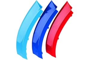 SHENGJUE 3 Colored Front Grille Insert Trims Clip In Grille Trims Strips Covers for BMW 2/3/4/5/6/7 series,x3/x4/x5/x6/x7 (X5 08-13 E70 or X6 07-11 E71 7-Beam)