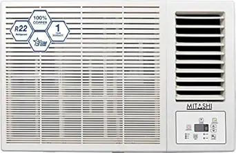 Mitashi 1.5 Ton 3 Star Window AC (Copper, MiWAC153v35, White)