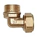 Produktbild MagiDeal Messing Winkel Schlauchkupplung Schnellkupplung 1/2 '' 3/4'' 1'' Männlich - L25×1'' Male