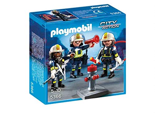 Preisvergleich Produktbild PLAYMOBIL City Action Feuerwehrmann-Set, Mehrfarbig (5366)