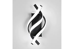 Comely 22W Aplique pared Interior LED, Simplicidad Lámpara de Pared Moderna, 2500LM Blanco Frío 6500K Iluminación de Pared Interior para Salón, Dormitorio, Comedor, Pasillo