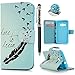 Produktbild Samsung Galaxy J1 2016 Edition Hülle,KASOS Case Bunt Gemalt Book Type PU Leder +TPU Innere Tasche Brieftasche Etui Magnetverschluss Ledertasche Cover Handyhülle,Vögel der Feder+ Stöpsel Staubschutz+Eingabestift